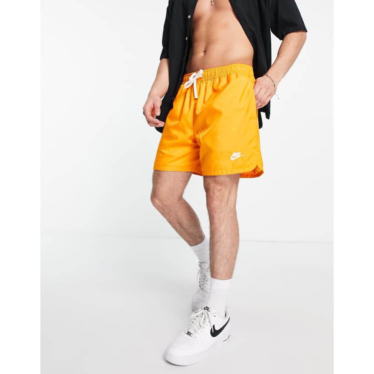 Orange mens nike shorts hot sale