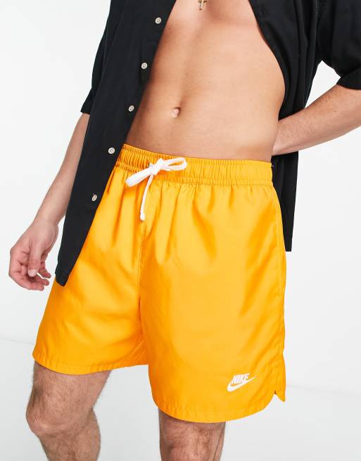 Nike orange hot sale peel shorts