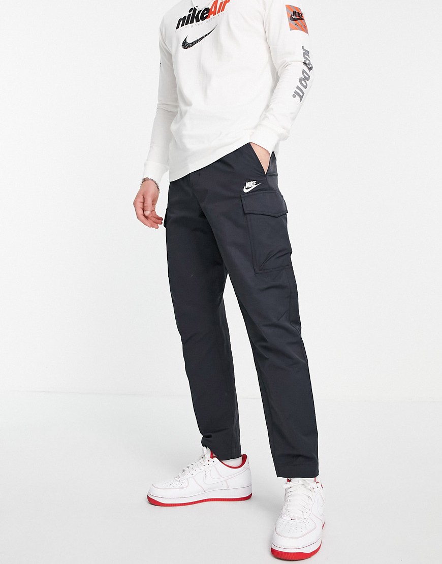 Nike Sport Essentials woven utility pants in black