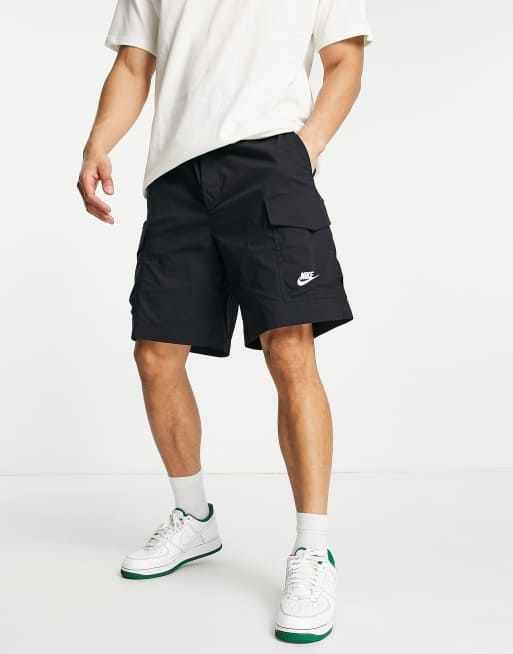 Nike Sport Essentials woven utility shorts in black