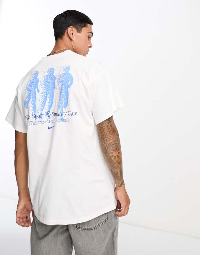 Nike Sport & Sanctuary Max90 t-shirt in white