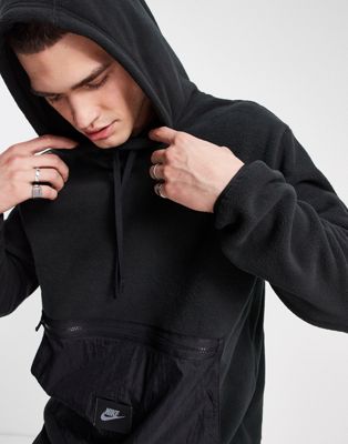 Nike Sport Utility hoodie with woven 