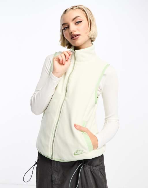 Nike Sportswear Women's Sports Utility Jacket Yellow - HONEYDEW/SEA  GLASS/BLACK