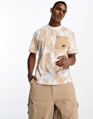 Nike Sport Utility washed t-shirt in stone - ASOS Price Checker
