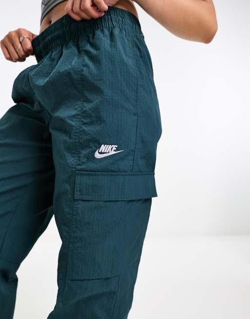 Nike Sport Utility woven cargo trousers in deep jungle navy