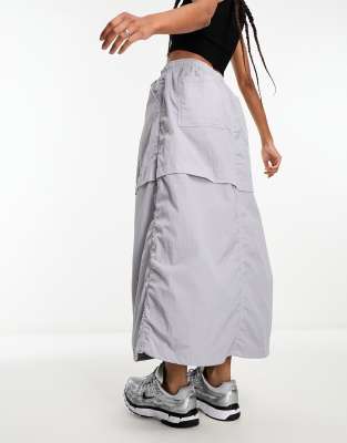 Nike Sport Utility woven skirt in gray | ASOS