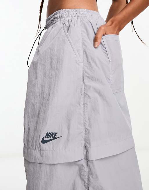 Nike Sport Utility woven skirt in gray