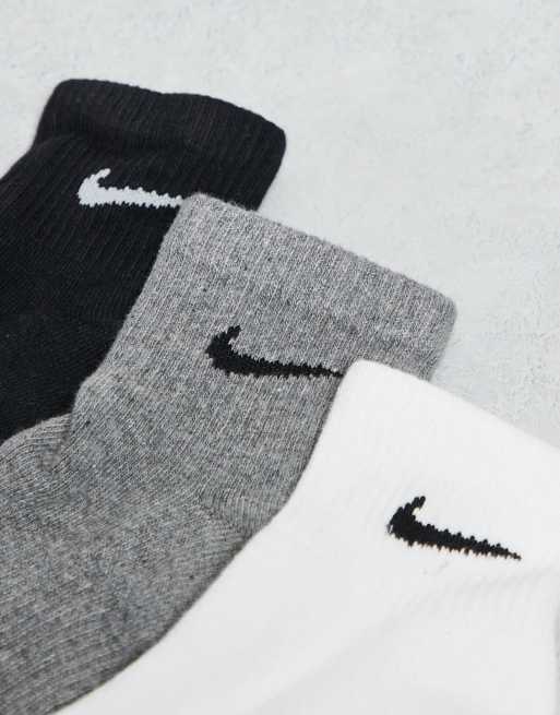 Nike - Sportkleding - Everyday Essential - Set van 6 paar sokken in meerdere kleuren, 3 van 3