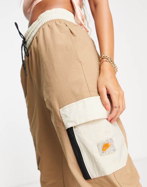 Nike Sports Utility cargo pants in driftwood beige