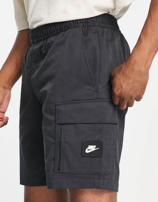 Nike cargo shorts on sale black