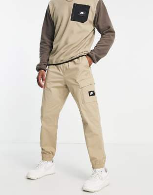 Nike Sports Utility Dri-FIT woven cargo joggers in khaki