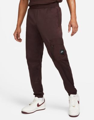 pantaloni nike marroni