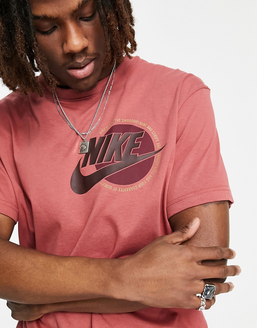 Nike Sports Utility T-shirt in canyon rust-Red