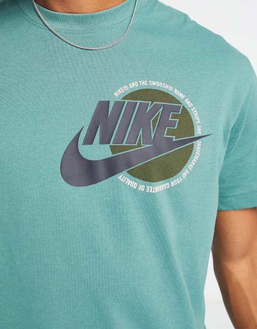 Lime green and outlet grey nike shirt