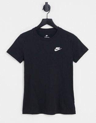 Nike Sportswear Club t-shirt in black