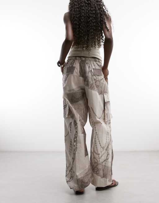 Nike Sportswear Dance camouflage print pants in brown, 5 of 5