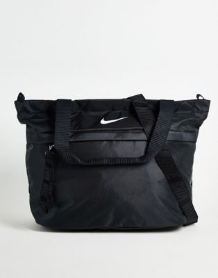 Nike Sportswear Essentials tote bag in black/grey