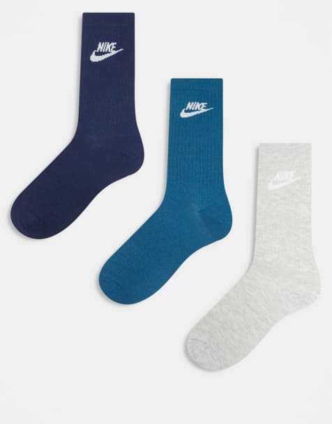 Nike Sportswear Everyday Essential 3 pack socks in multi - view 1