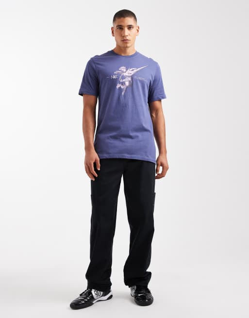 Nike Sportswear – Fioletowy T-shirt z grafiką, 2 z 5