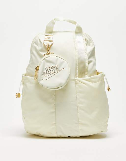 Nike Sportswear Futura Luxe backpack in cream