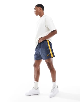 Nike Sportswear Logo Shorts In Navy