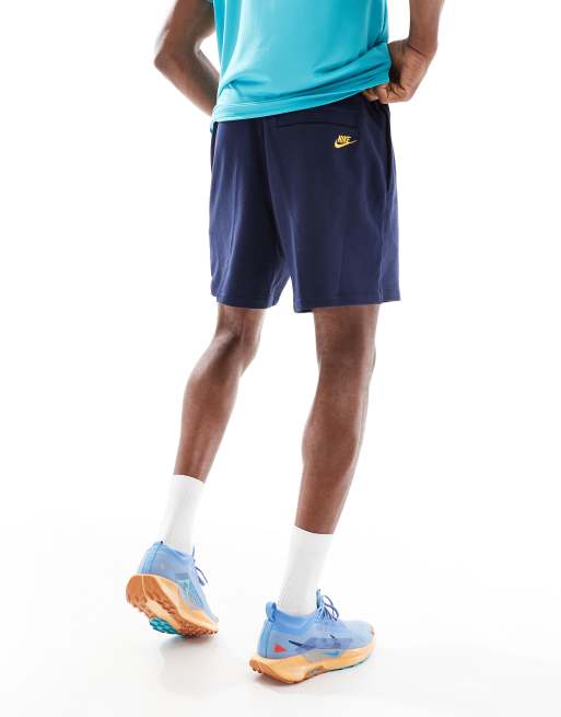Nike Sportswear logo shorts in navy