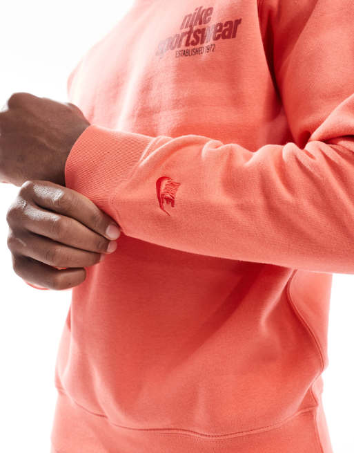NIKE 売れ筋商品|||ナイキ パーカー・スウェットシャツ アウター レディース Sweatshirts Orange 楽天市場】ナイキ スウェット（カラーオレンジ）（パーカー