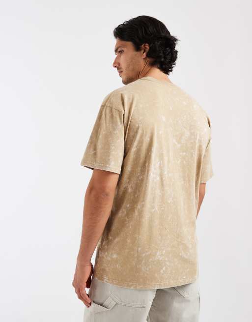 Nike Sportswear Max 90 Club wash T-shirt in beige, 4 of 5