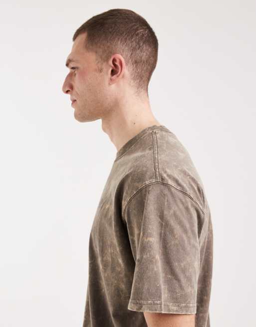 Nike Sportswear Max 90 Club wash t-shirt in light gray, 4 of 5