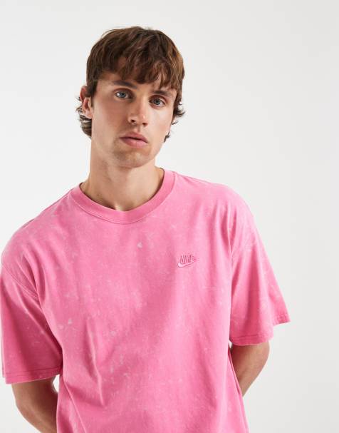 Nike Sportswear Max 90 Club wash t-shirt in pink