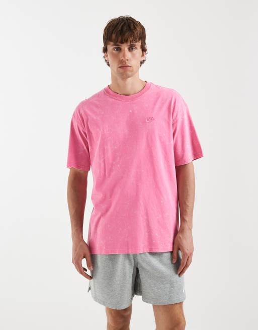 Nike Sportswear Max 90 Club wash T-shirt in pink | ASOS