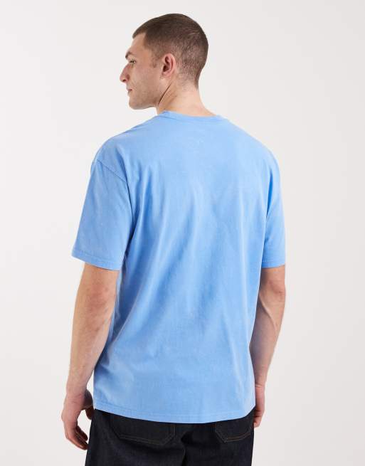 Nike Sportswear Max 90 Club washed t-shirt in blue, 5 of 5