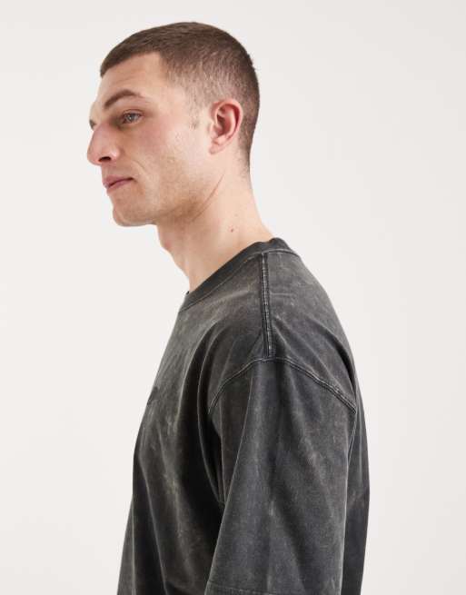 Nike Sportswear Max 90 Club washed t-shirt in gray, 4 of 5
