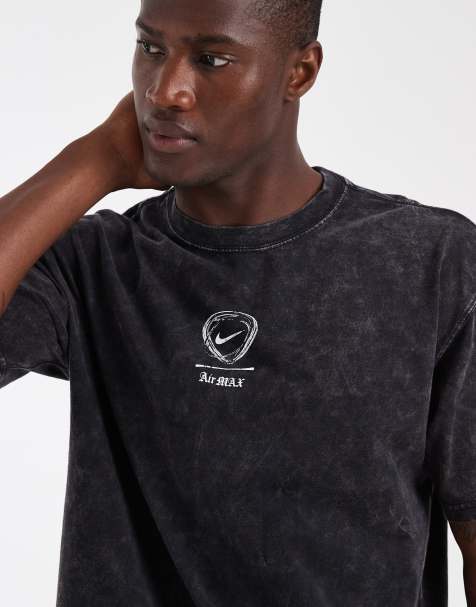Nike Sportswear Max 90 short sleeve T-shirt with back print in black - view 1