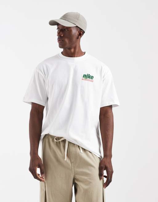 Nike Sportswear Max 90 short sleeve T-shirt with back print in white, 2 of 5