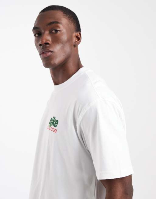 Nike Sportswear Max 90 short sleeve T-shirt with back print in white, 4 of 5