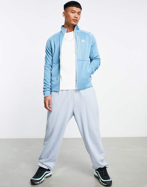 Nike Sportswear N98 Pack tribute full zip jacket in blue ASOS