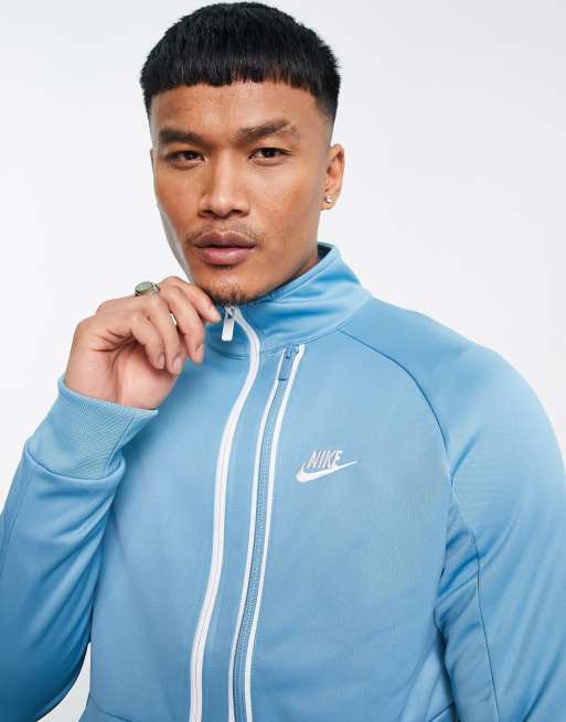 blue nike tribute jacket