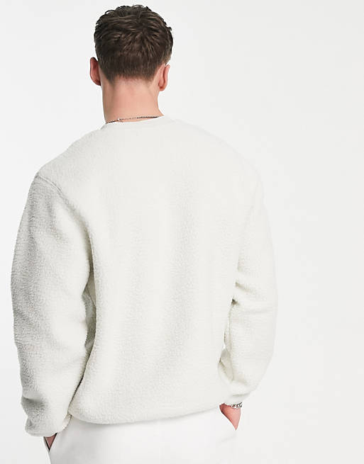 Essentials Standard Pullover aus Baumwolle mit Rundhalsausschnitt
