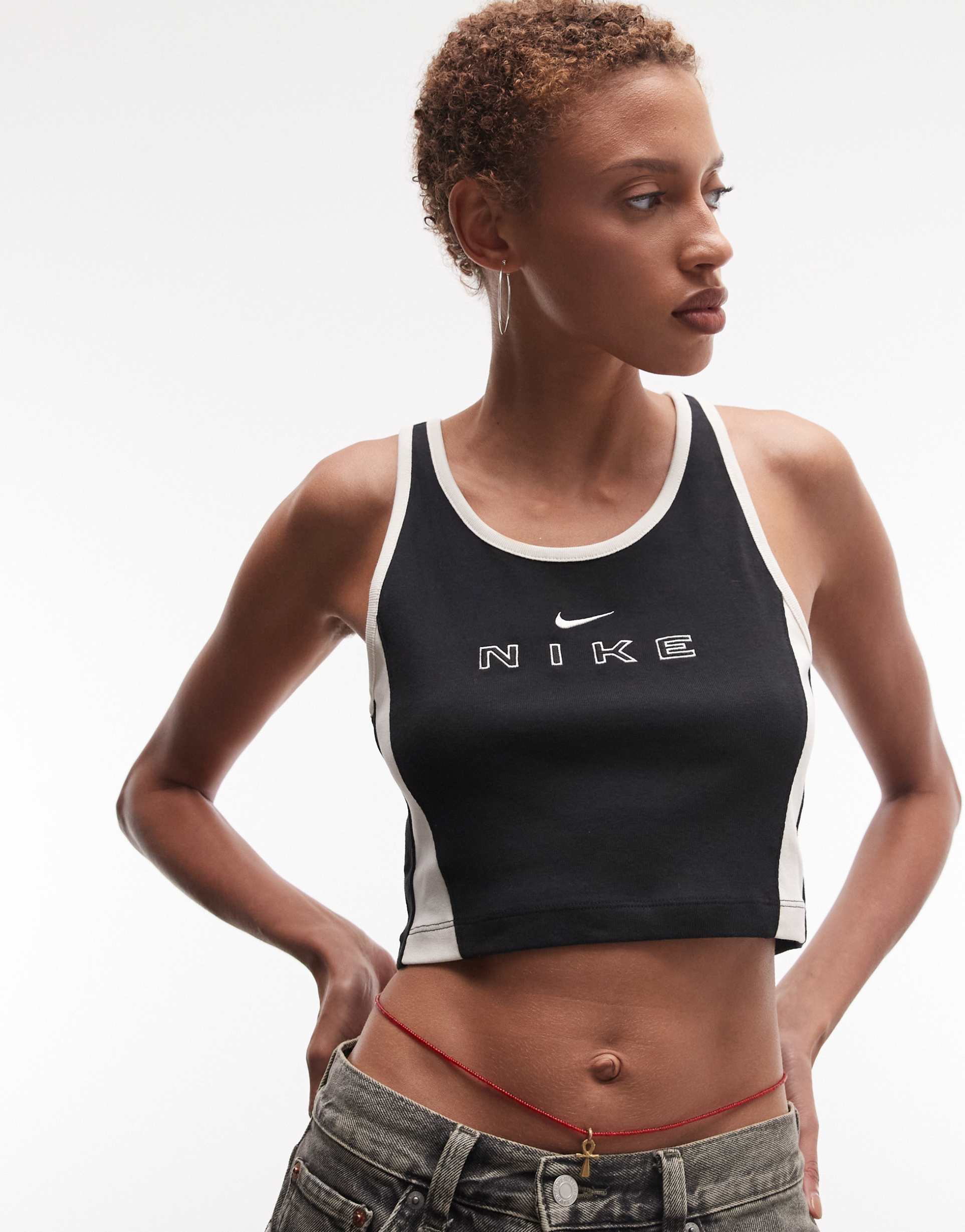 nike sportswear street gx tank top in black