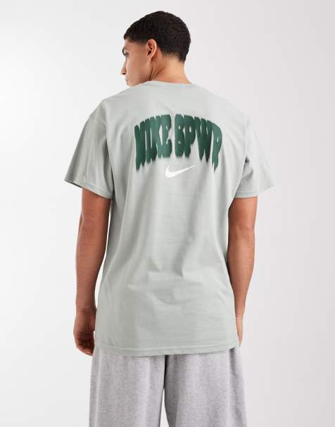 Nike Sportswear - T-shirt à imprimé graphique au dos - Vert clair - view 1