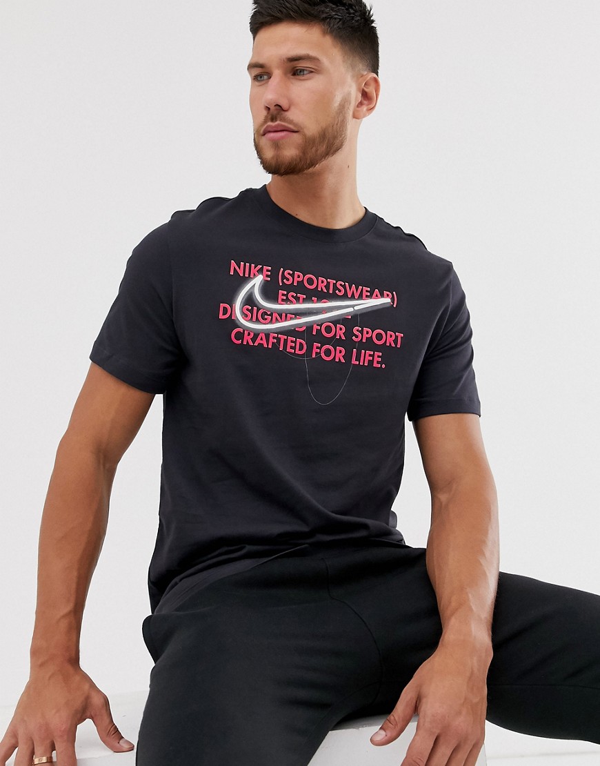 Nike Sportswear - T-shirt con logo-Grigio