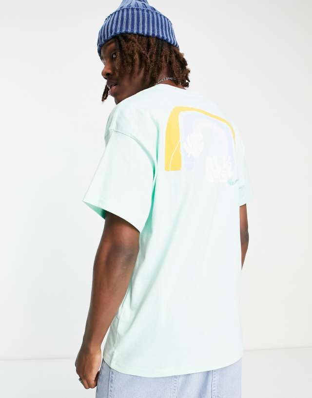 Nike Spring Break graphic logo oversized t-shirt in green