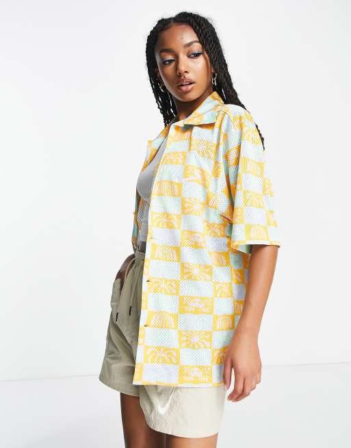 Nike cheap checkered shirt