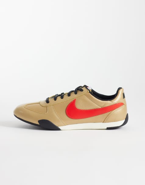 Nike Sprint Sister trainers in gold and red - view 1