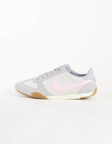 Nike Sprint Sister trainers in grey & pink suede - view 1