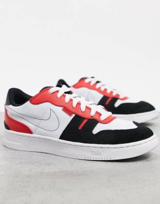 nike squash type sneakers in white