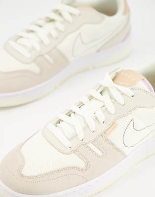 nike squash type trainers in sail and iced lilac