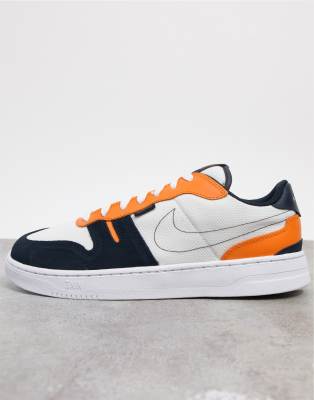 white orange trainers