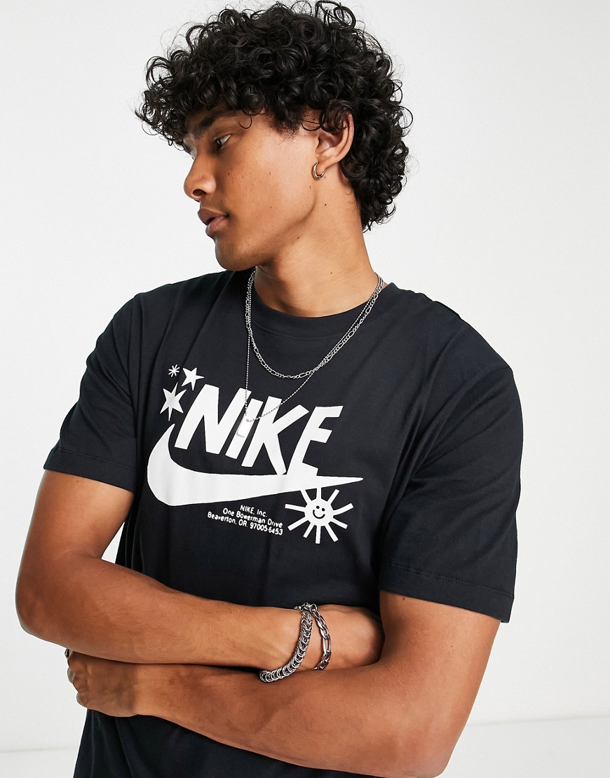 Nike statement graphic t-shirt in black